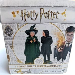 Department 56 Wizarding World Snape & McGonagall